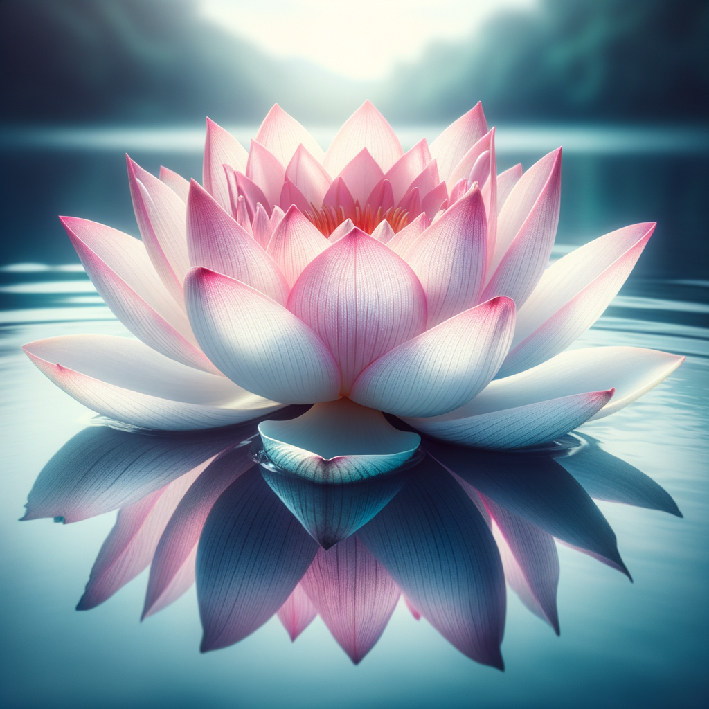 blooming lotus illustrating personal growth and confidence