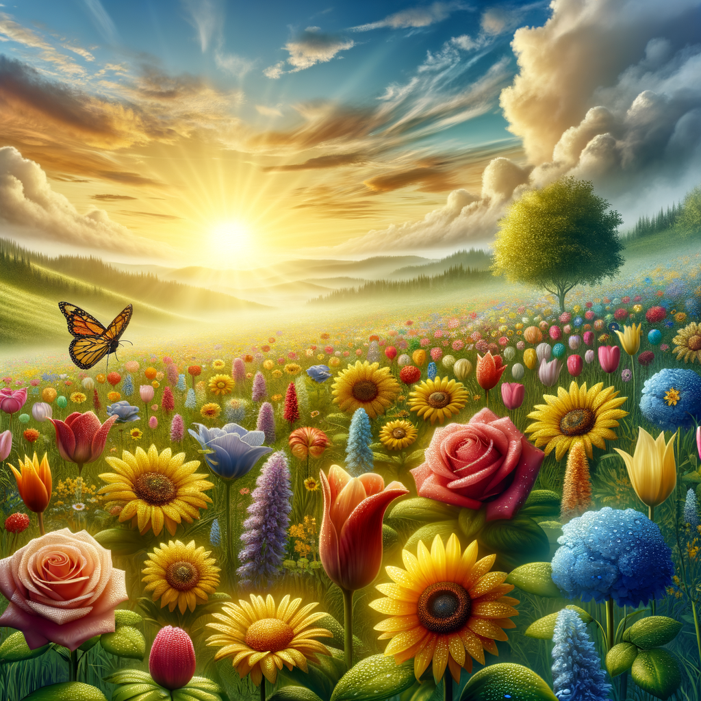 Blooming flowers symbolizing growing confidence in social situations