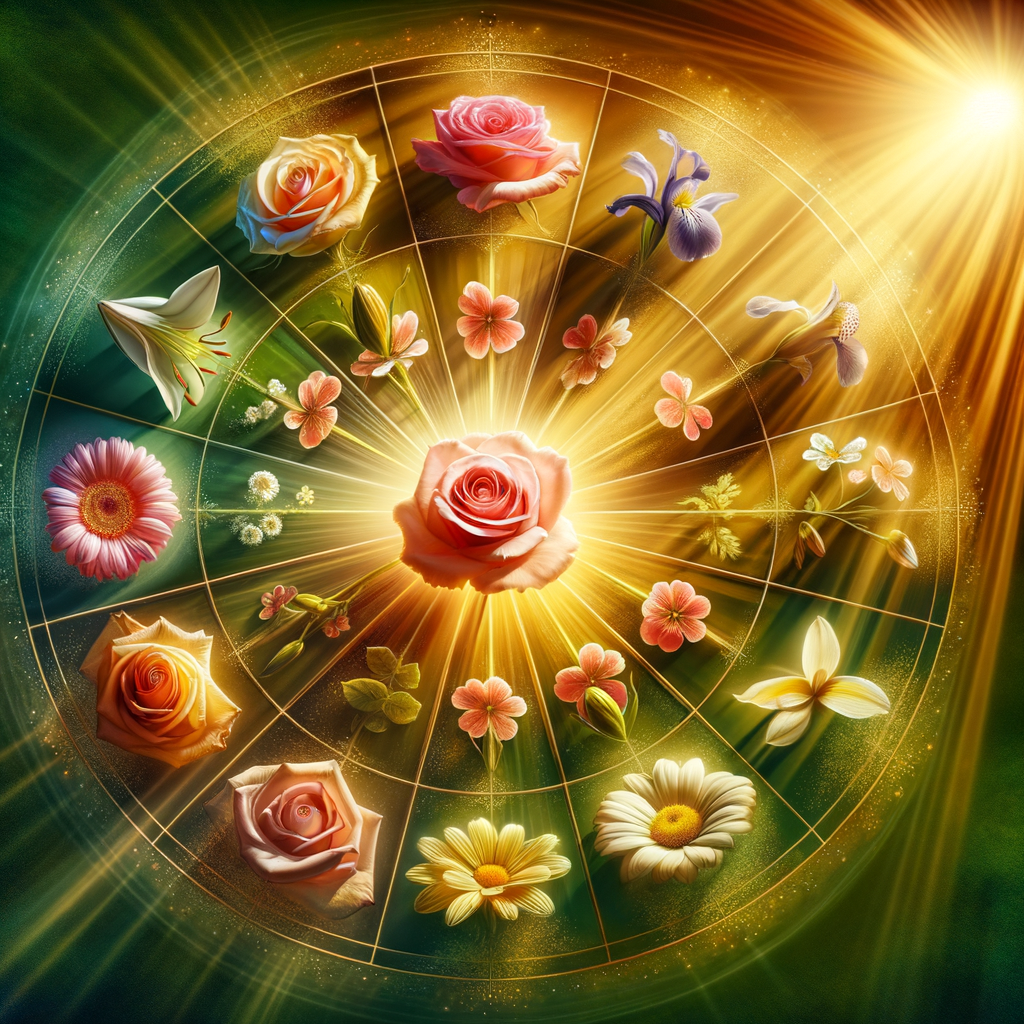 Delicate flowers blossoming symbolizing self-acceptance