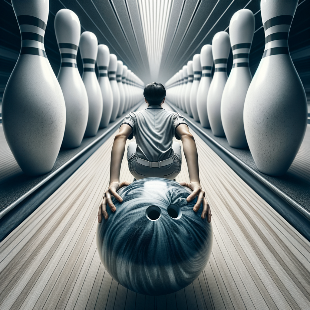 Focused calmness while bowling
