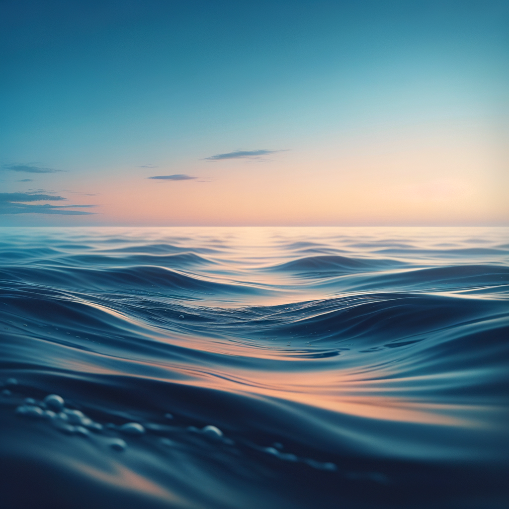 Serene ocean waves symbolizing the hypnosis journey to embrace change