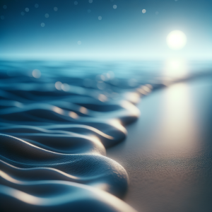 Gentle ocean waves promoting relaxation and sleep