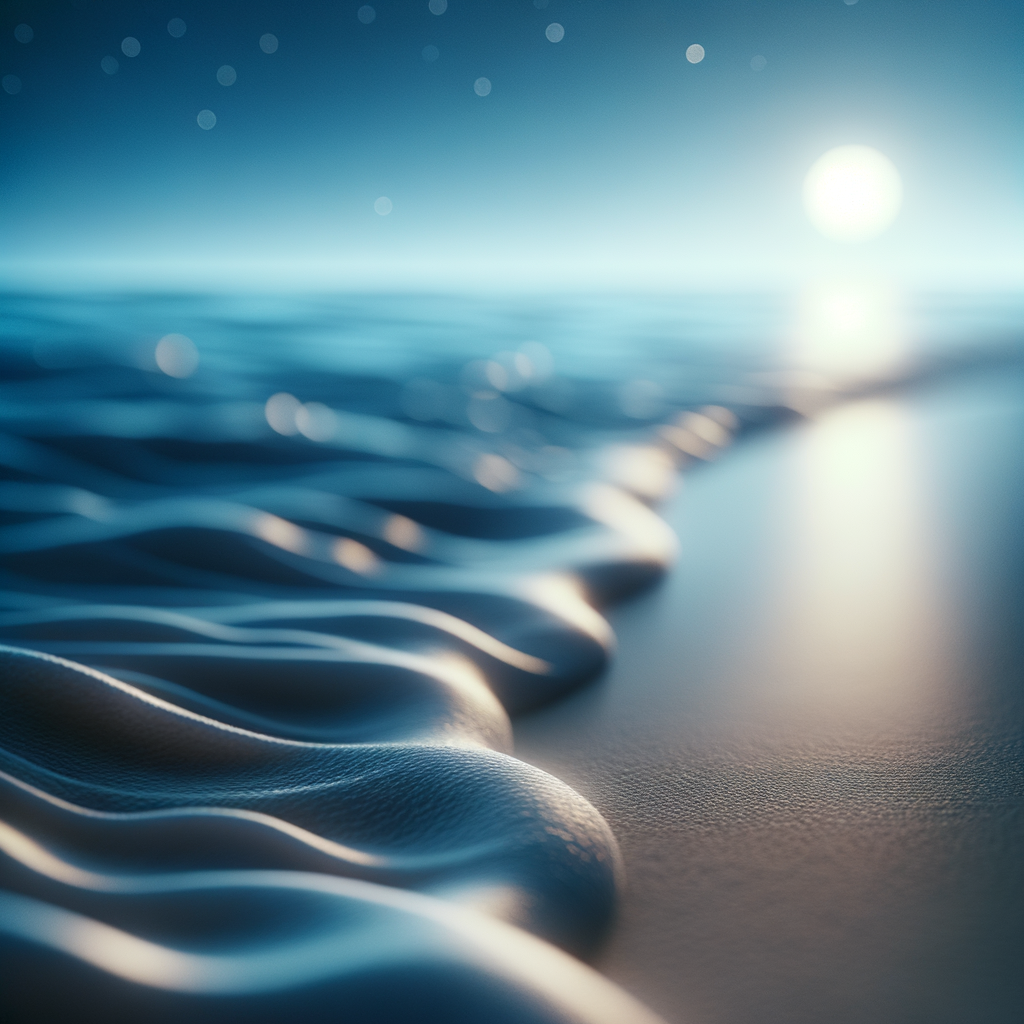 Gentle ocean waves promoting relaxation and sleep