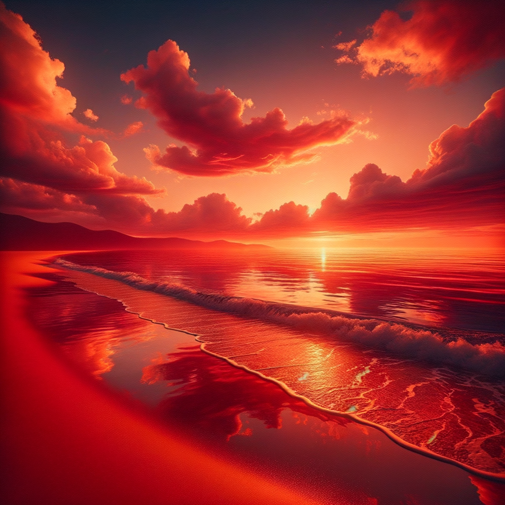 Gentle ocean waves washing over a sandy beach