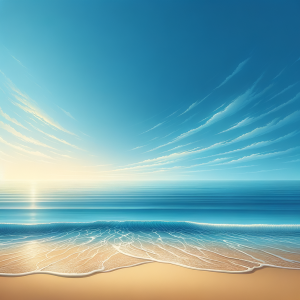 Calming sea waves illustrating relaxation