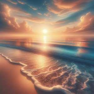 Gentle ocean waves for anxiety relief