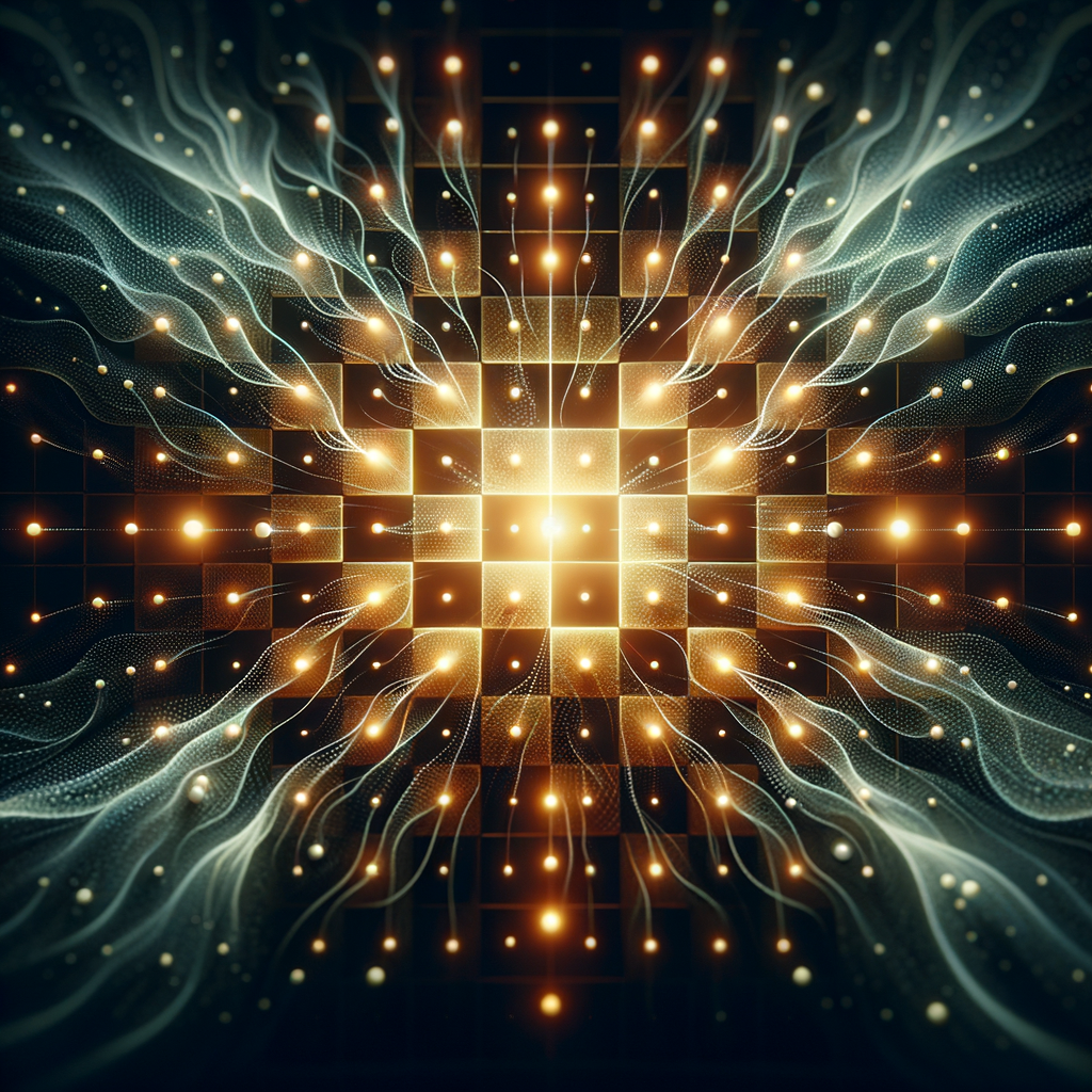 A single illuminated chessboard symbolizing strategic thinking and confidence