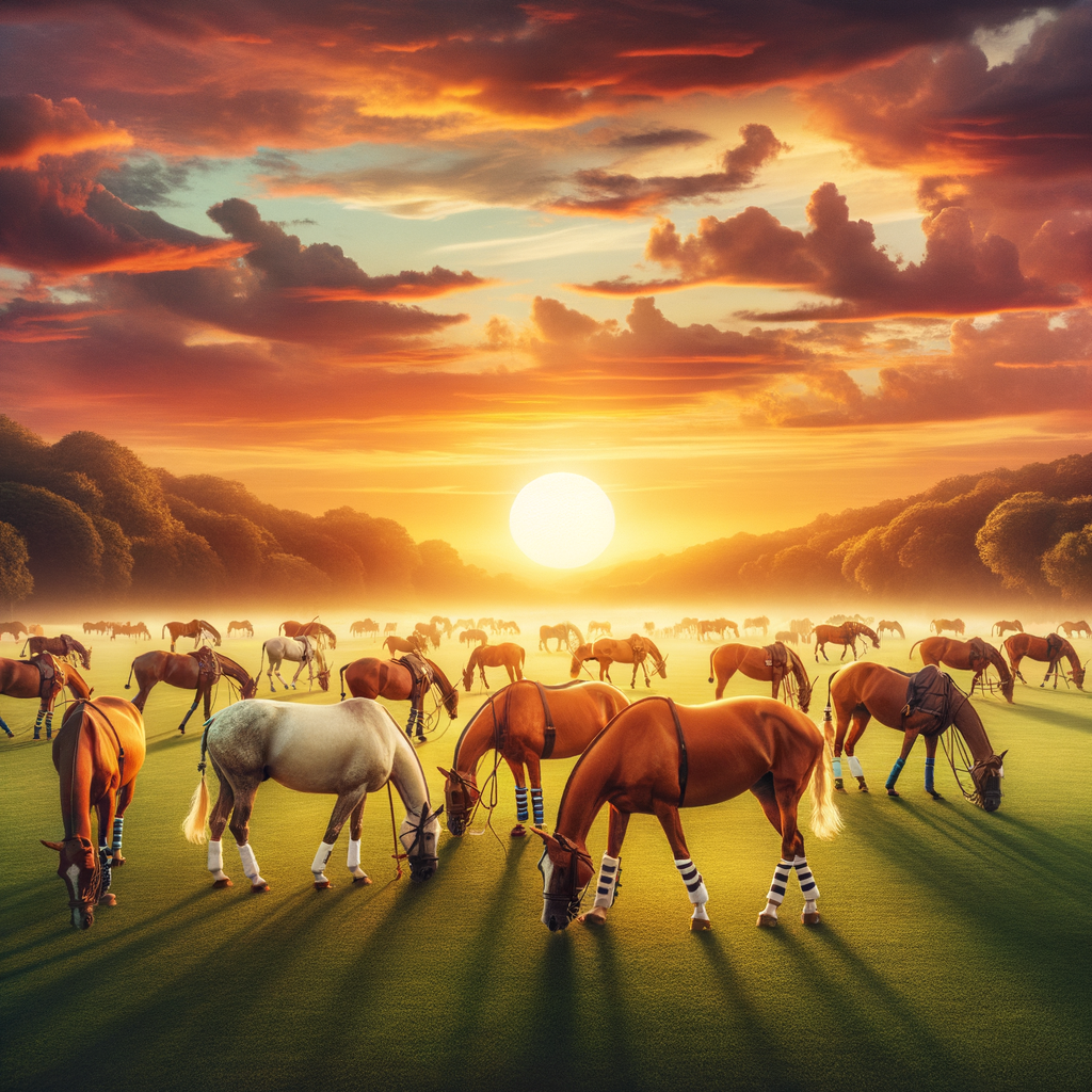 Visualization of unlocking hidden polo talent with a tranquil background.