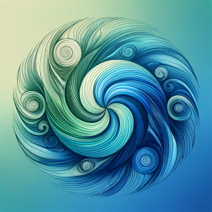 Abstract representation of focus and clarity in athletics through hypnosis and mental training