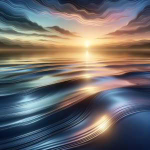 Experience Inner Peace A serene landscape representing inner calm