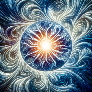 abstract visual representing mental focus for figure skating