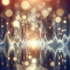 Calming, soft-focused ambient scene with subtle light patterns