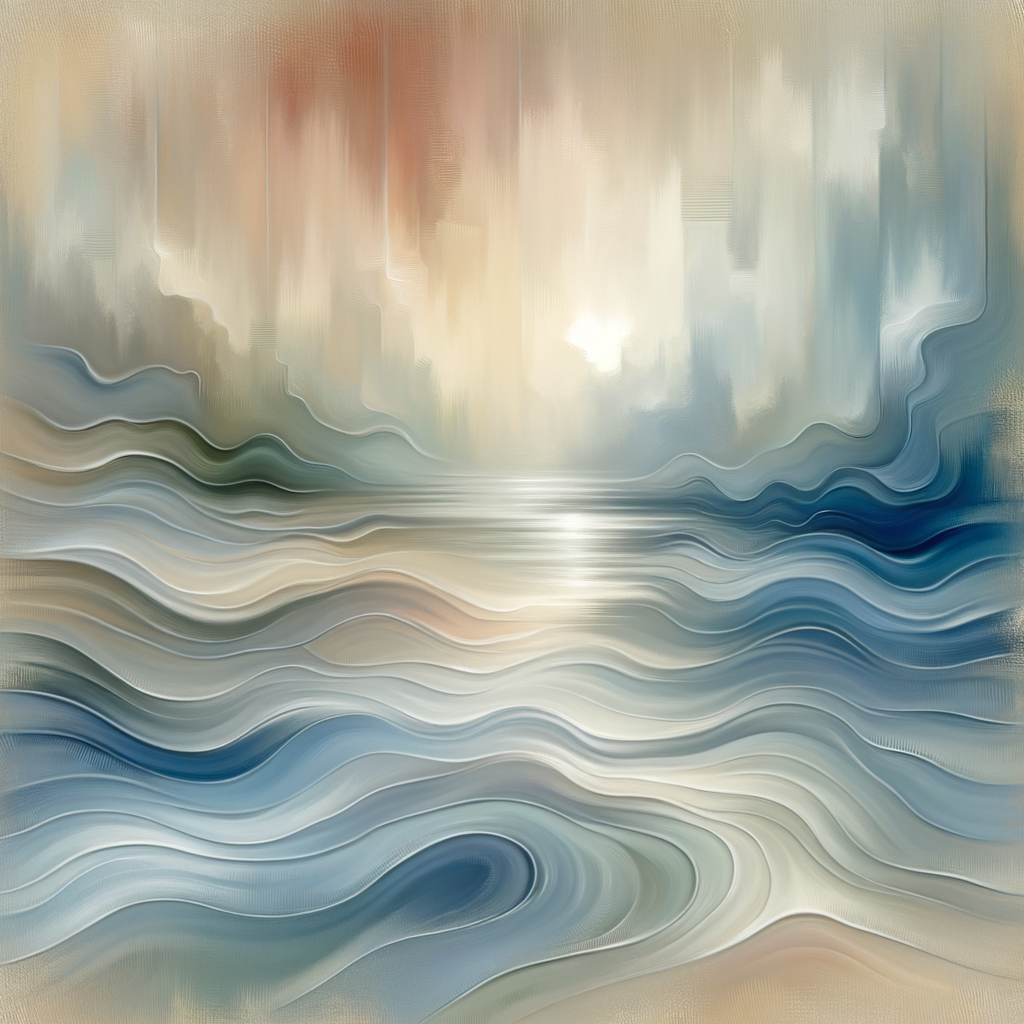 Calming abstract image symbolizing inner peace