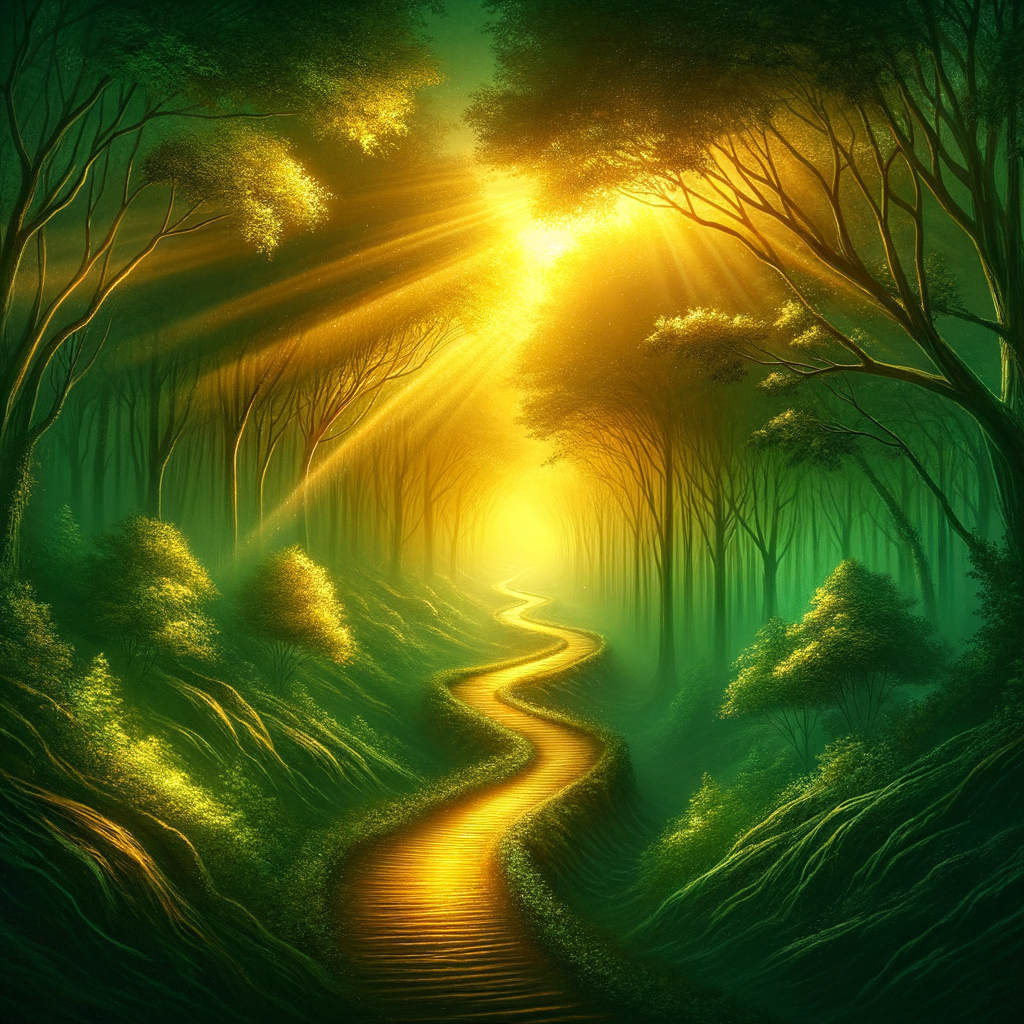 A serene landscape symbolizing the journey of hypnosis for overcoming gambling.