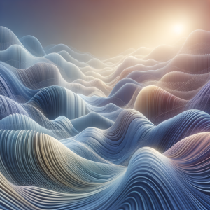 Visualization of sound waves representing hypnosis