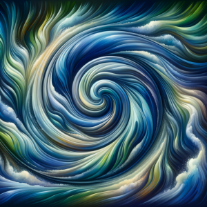 Abstract depiction of the mind during a hypnosis session for business skills