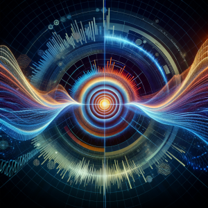 Visual representation of soundwaves symbolizing hypnotic influence on sales