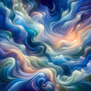 Calming and soothing hypnotic visualization patterns