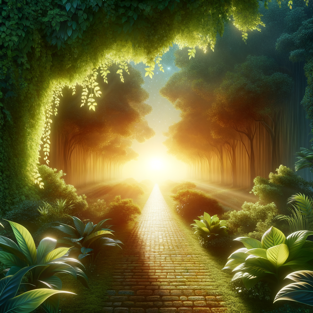 Inner confidence journey with serene imagery