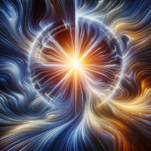 Abstract visual representing inner focus and leadership visualization