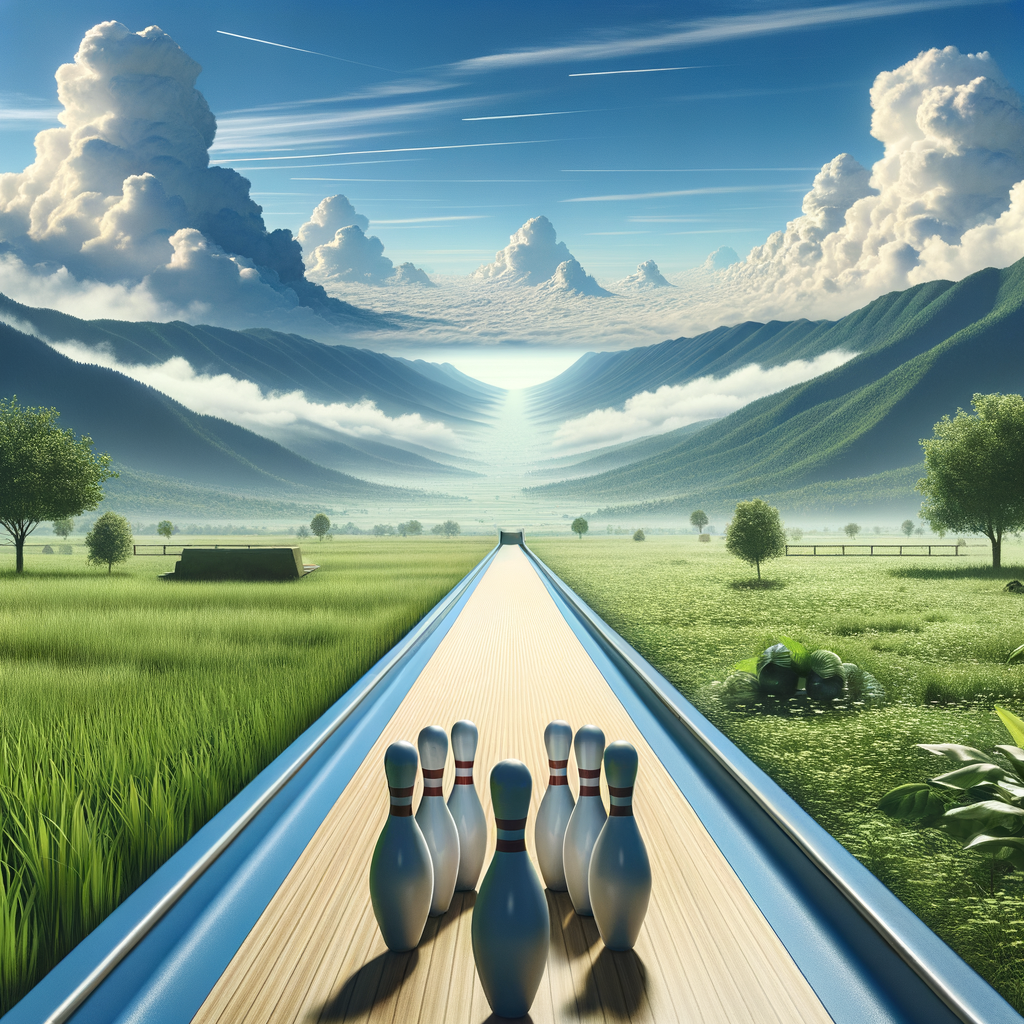Mental clarity enhancing a bowling game
