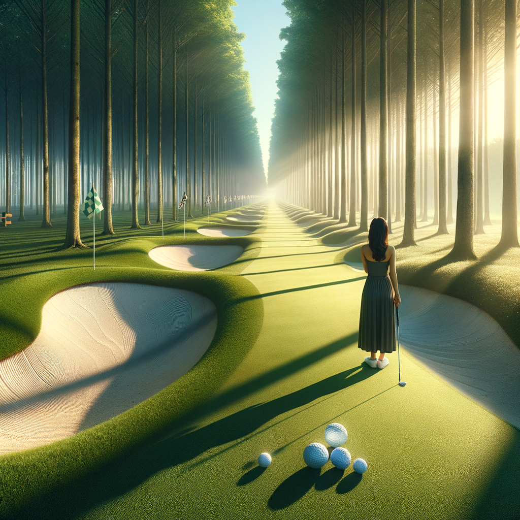 Symbolic representation of mental strength in golfing