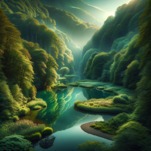 natural harmony in nature symbolizing mind-body connection