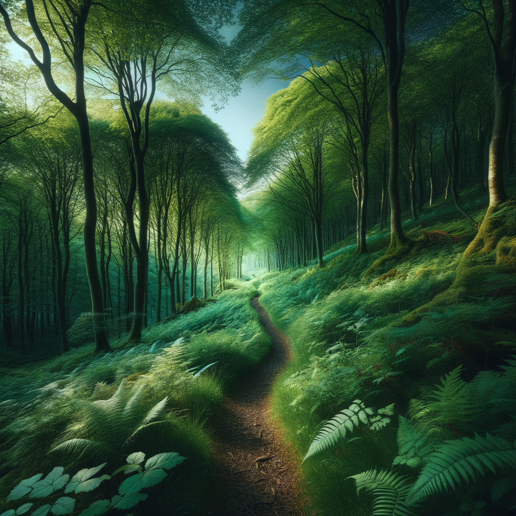 Visual metaphor of a path to motivation through hypnosis