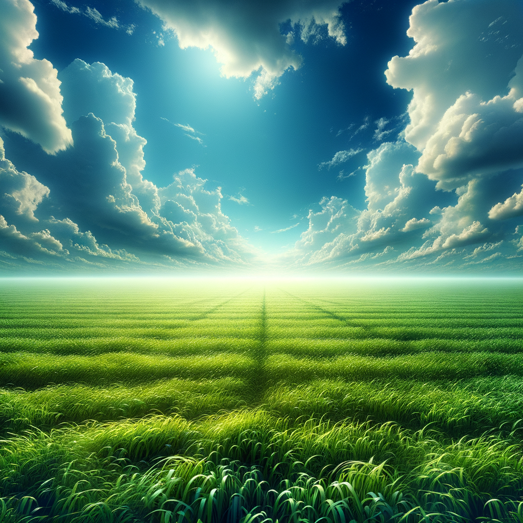 An open field under a clear, blue sky, symbolizing freedom and possibility.