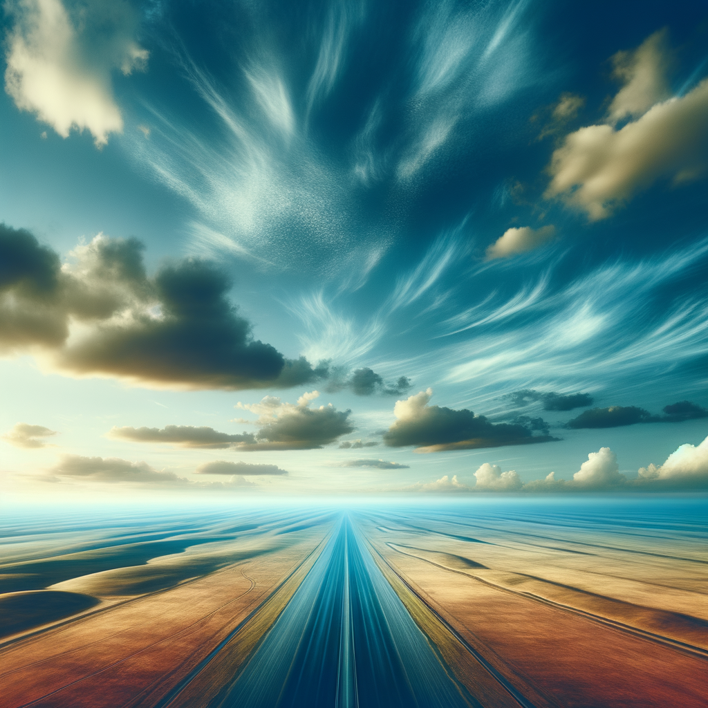 Wide, open horizon symbolizing mental freedom