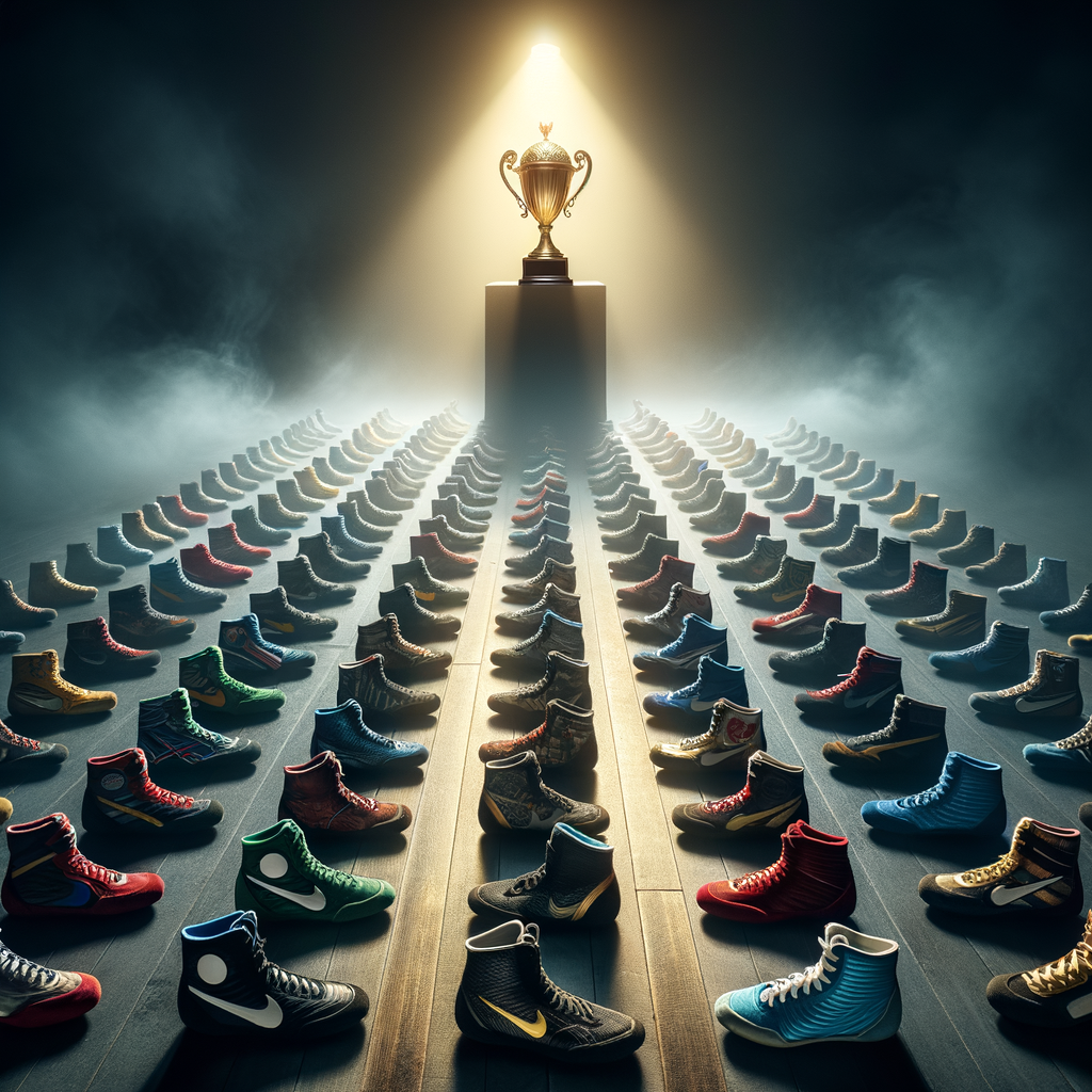 Symbolic path leading to wrestling victory