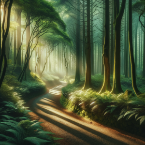 Hypnosis journey to tranquility with nature imagery