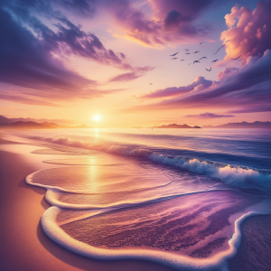 Serene nature landscape symbolizing wealth and relaxation