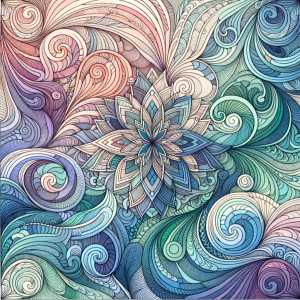 Hypnotic patterns promoting relaxation