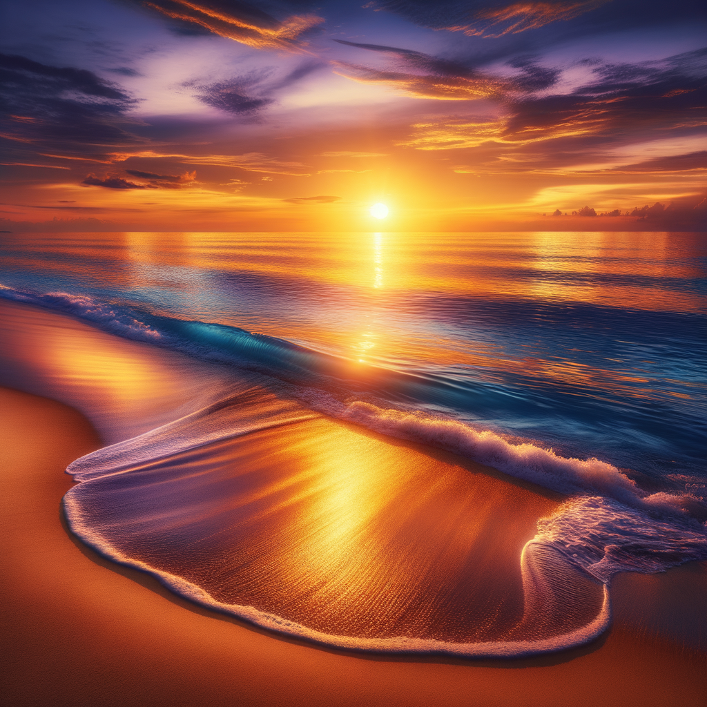 Tranquil ocean waves symbolizing calm and relaxation