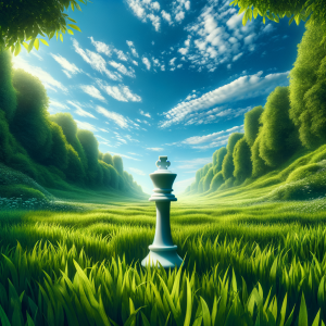Visualizing chess strategy concept