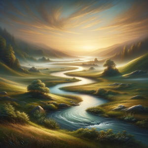 Gentle imagery representing the tranquility and success in academics.