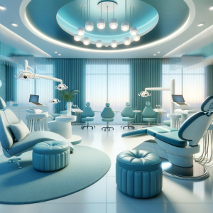 Peaceful dental office setting for stress-free experience