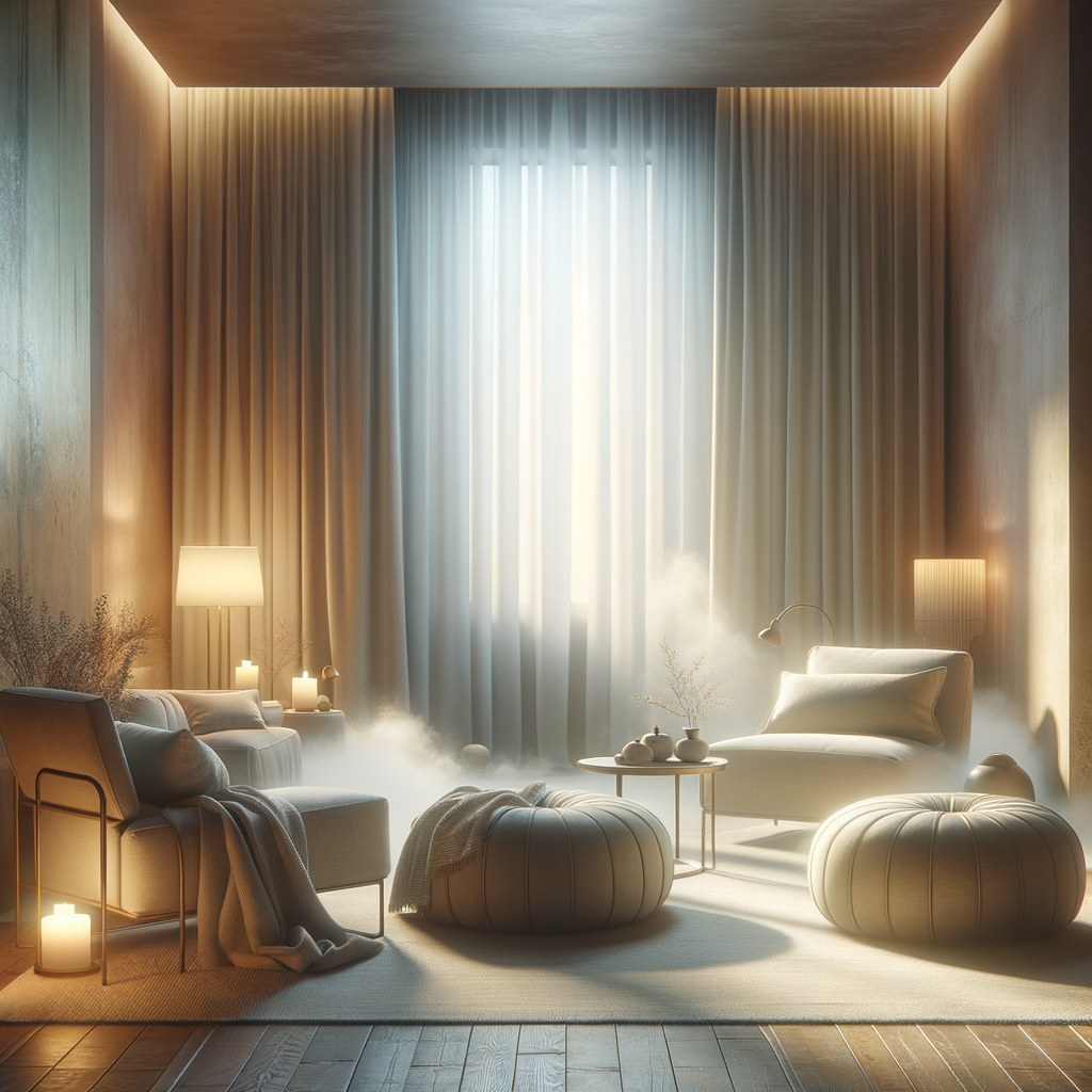 Serene and peaceful enclosed space for relaxation
