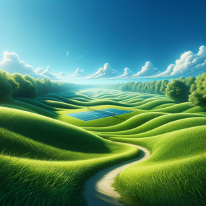 A serene landscape symbolizing a calm and focused mind.