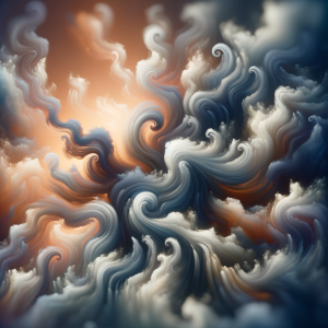 Shadows symbolizing whispering doubts