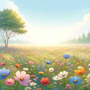 Peaceful meditation in nature signifying calmness